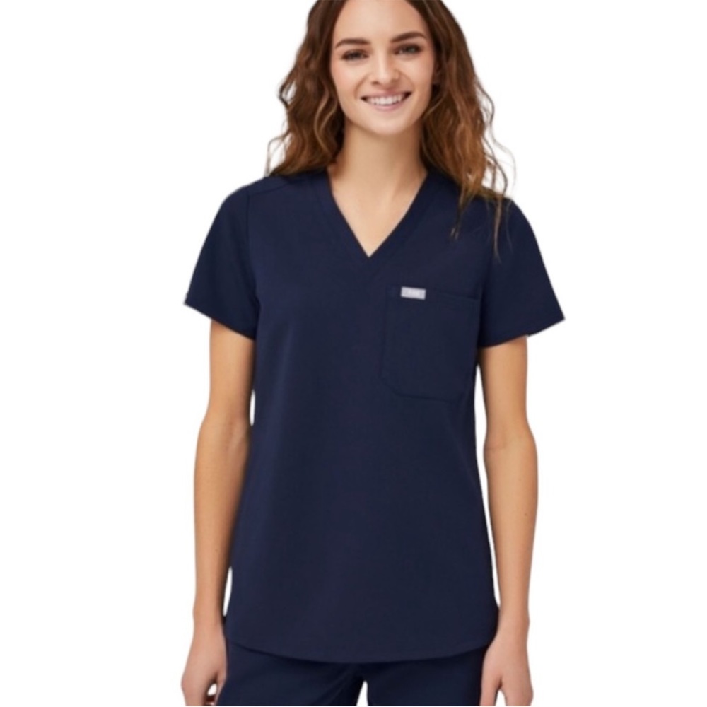 Figs Catarina One-Pocket Short Sleeve Scrub Top Women’s Large